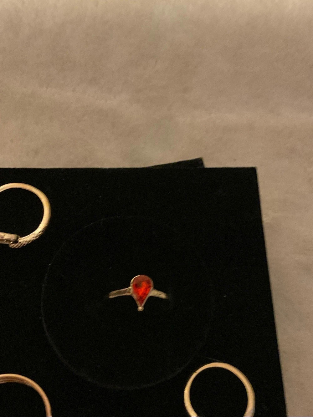 Gold & Red Ring Set - Picture 2 of 5